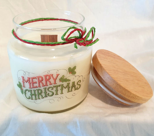 Large Christmas scented soy candle - Simply Candles